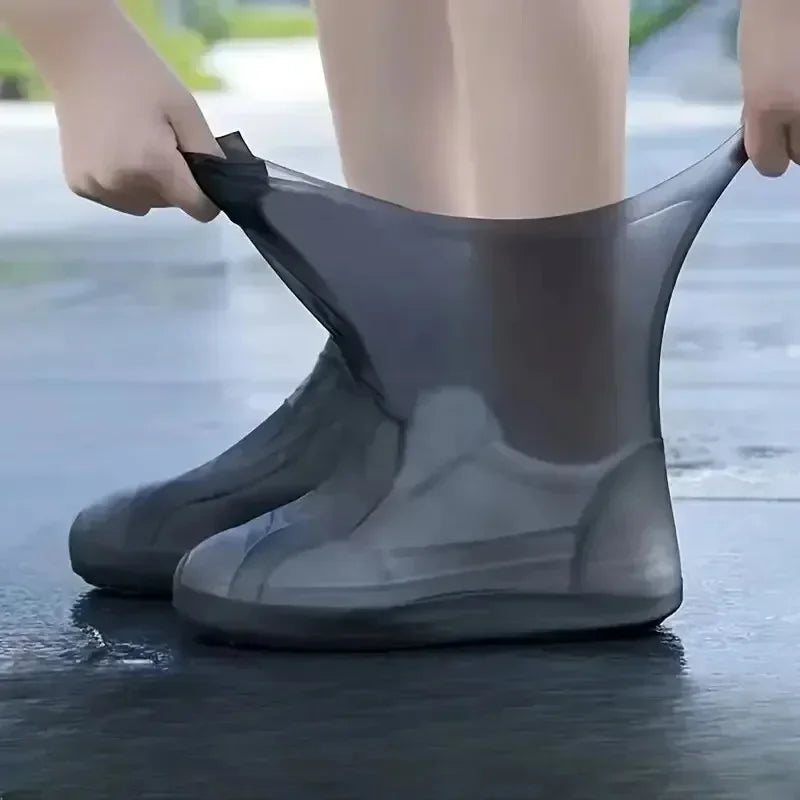 Waterproof Latex Shoe Covers - Durable, Non-Slip Rain Gear
