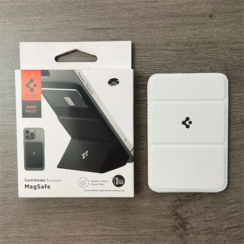 Spigen Leather Magnetic Wallet for MagSafe iPhone 17/16/15/14/13 Pro Max