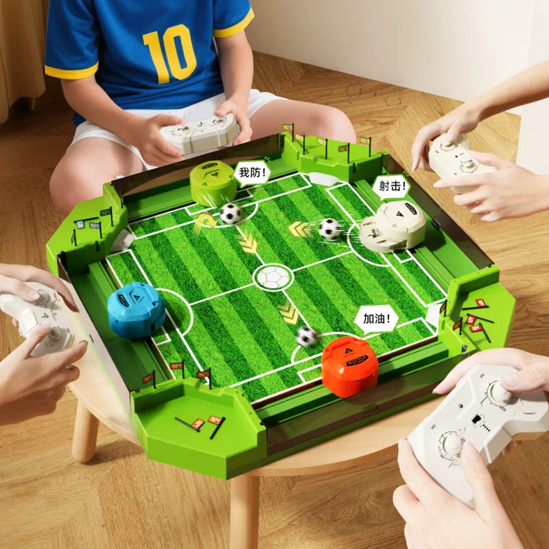 4-Player Remote Control Soccer Table - Fun Family Game!