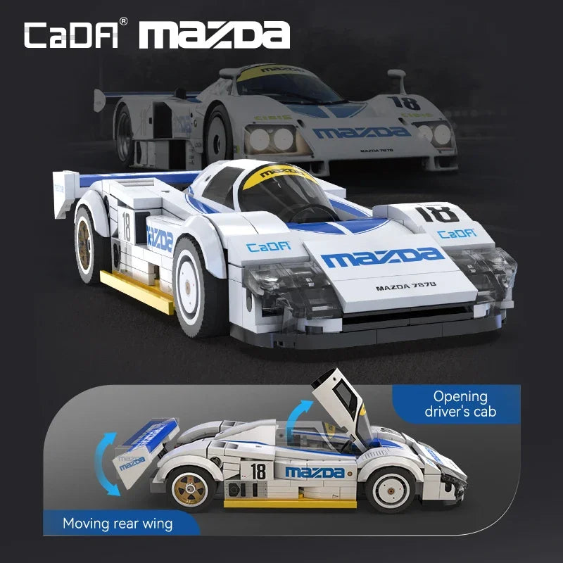 Cada 1:24 Racing Car Model - Build Your Own Drift Sports Car