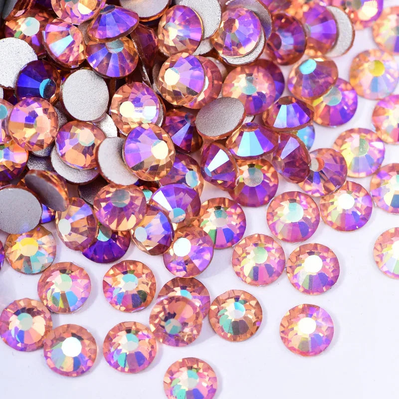 OLeeya Bulk Non-Hotfix Rhinestones for DIY Nail Art & Garments
