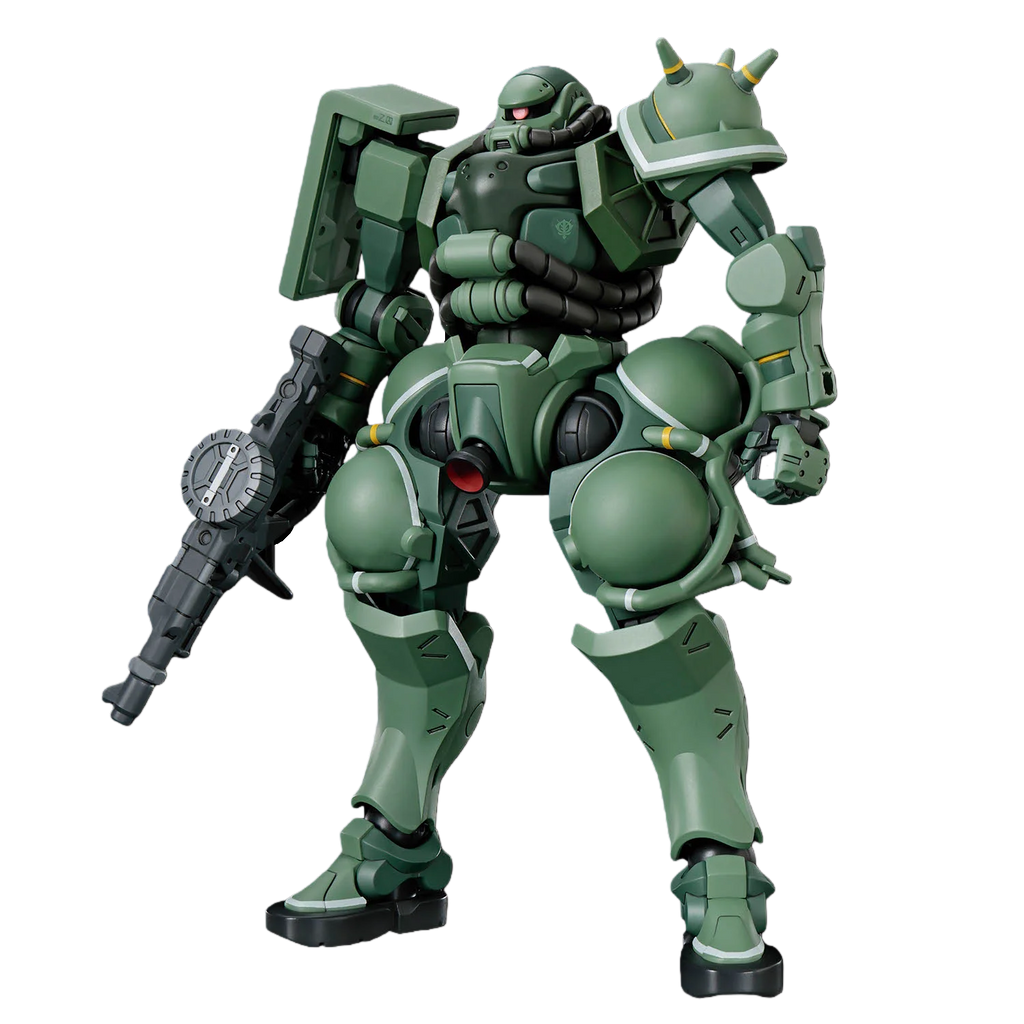 Bandai HG 1/144 GQ Zaku Action Figure - Police Zaku Model Toy