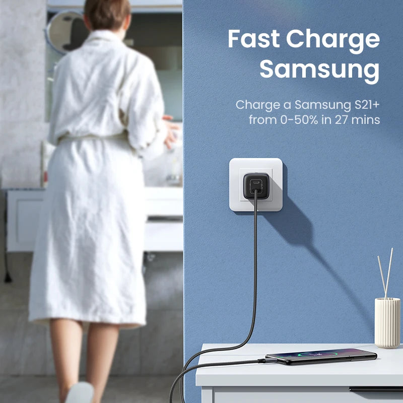 UGREEN 45W GaN USB Charger - Fast Charging with Dual USB-C Ports