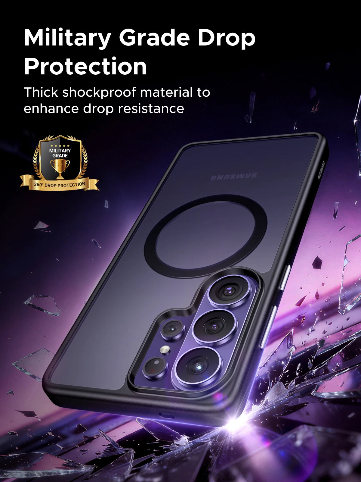 UGREEN Clear Magnetic Case for Samsung Galaxy S26 Ultra 2026
