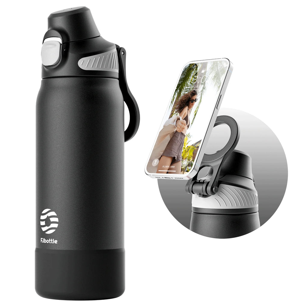 Leakproof Fjbottle Thermal Water Bottle with Magnetic Cap - Portable