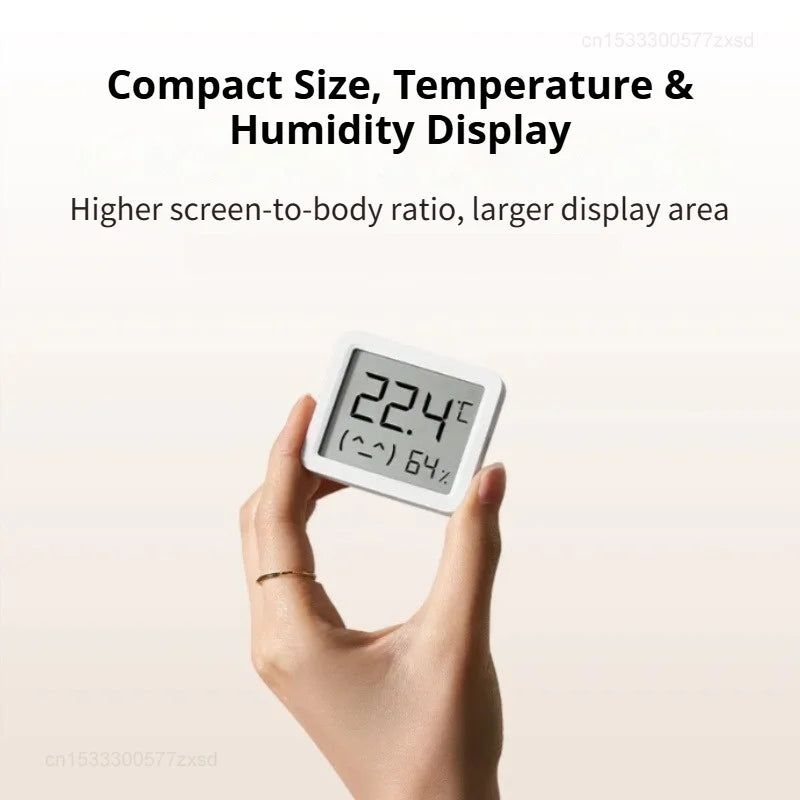 Mijia Smart Thermometer 3 - Mini LCD Hygrometer with Mi Home App