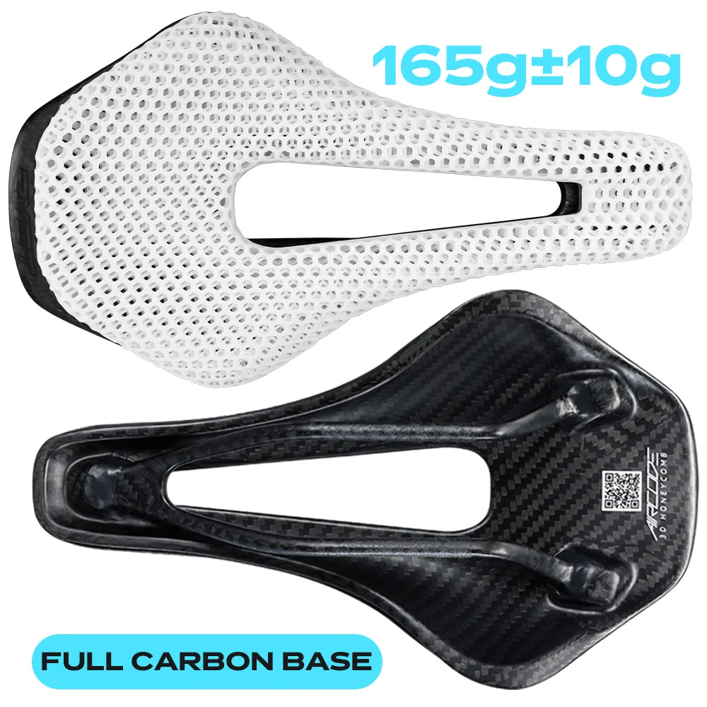 RYET Ultralight Carbon 3D Printed Saddle for Road & MTB Cycling