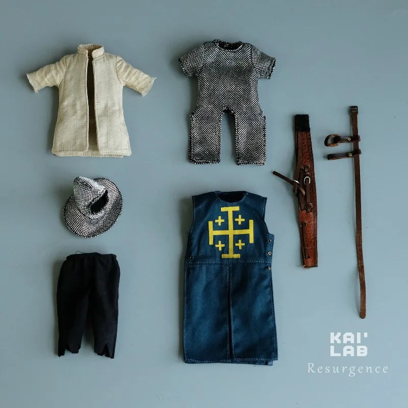 KAILAB 1/12 Knight Armor Set - Golden Eagle & Lion Heart Accessories