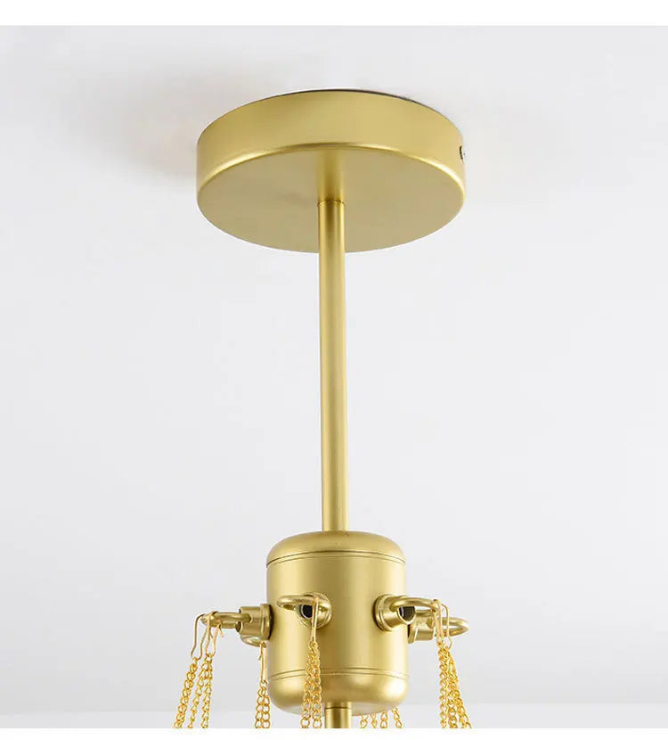 Nordic Bubble Ball Chandelier - Stylish Cream Glass Pendant Lamp