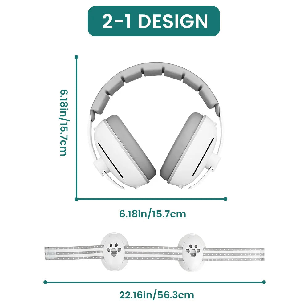 Baby Noise-Cancelling Headphones - Comfort & Protection for Babies