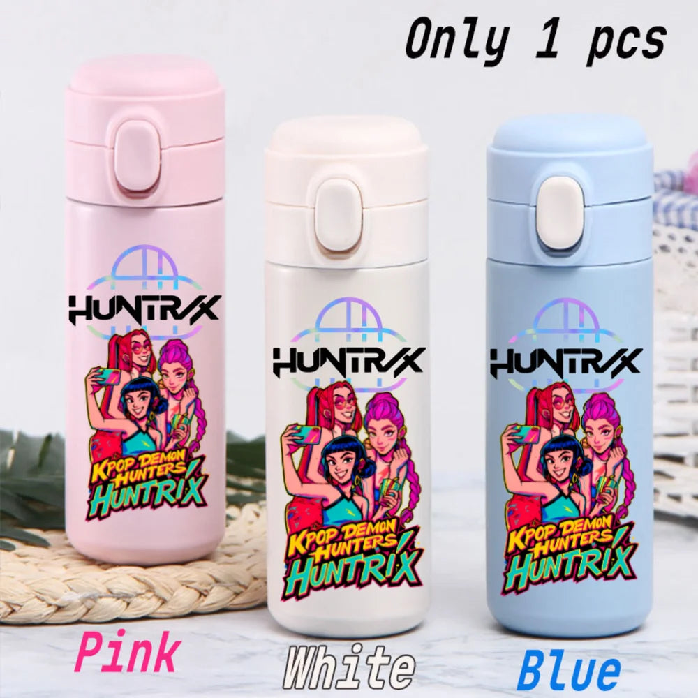 Insulated 420ML K-Pop Travel Drink Bottle - Stylish & Portable
