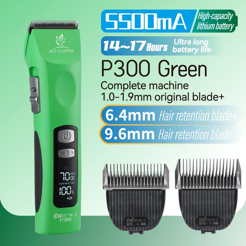 Fenice Cordless Rechargeable Pet Clipper - Professional Grooming Tool