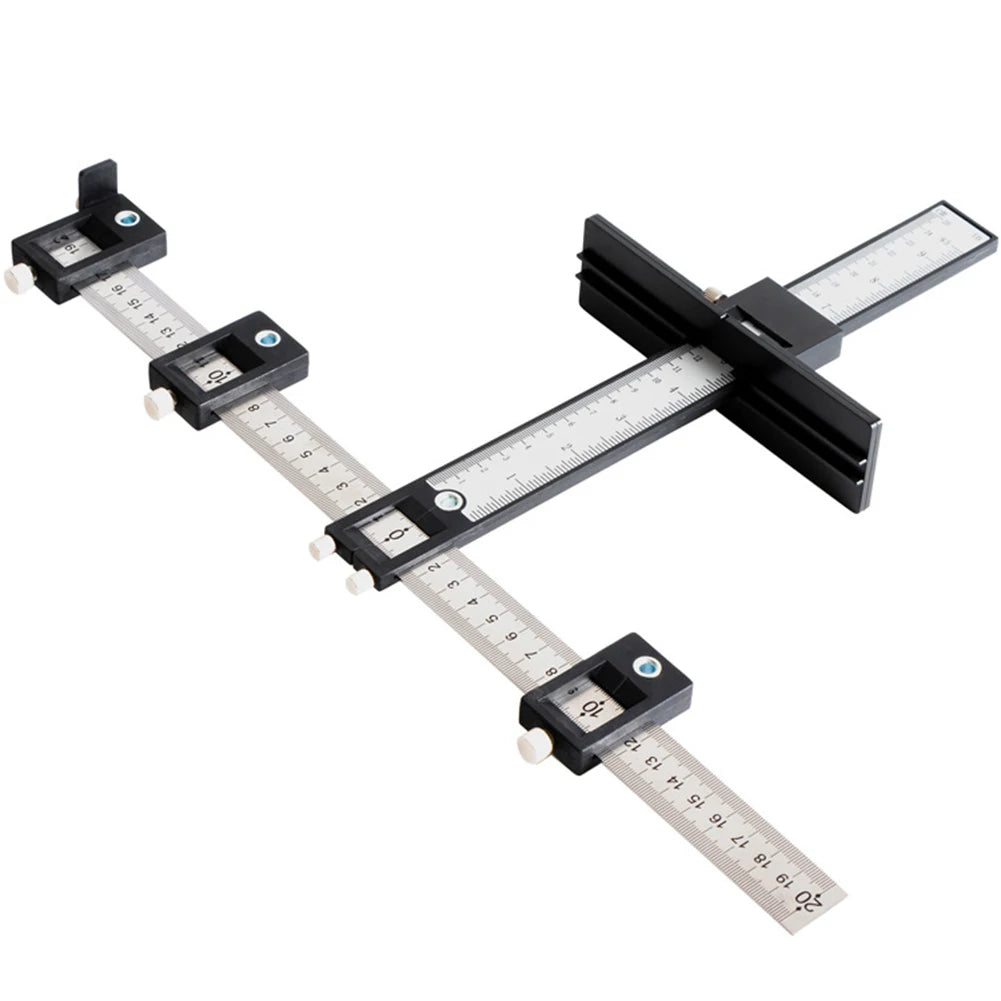 Precision Hole Punch Locator Jig for Woodworking - Easy Alignment Tool