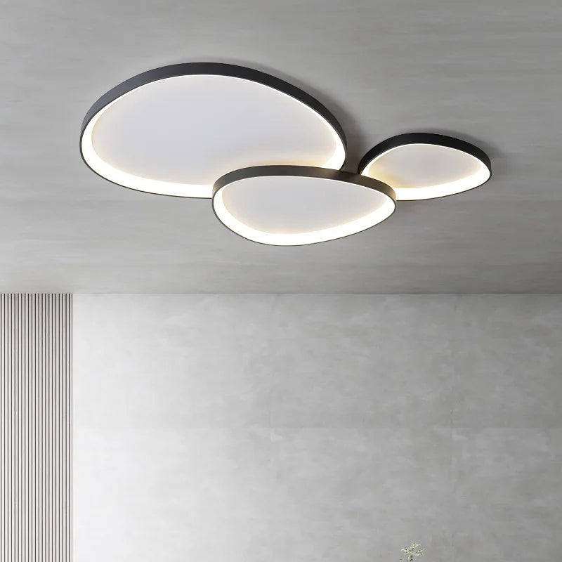 Sleek Modern LED Ceiling Light - Ultra-Thin Indoor Chandelier