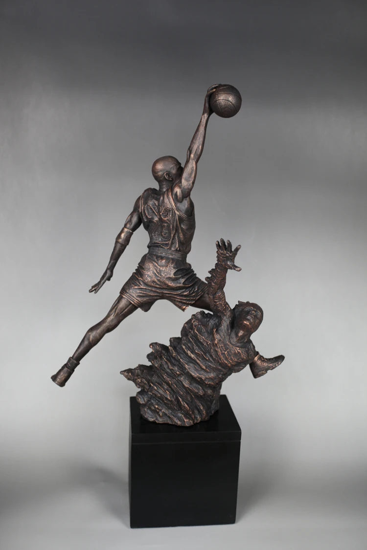 Chicago Bulls No.23 Michael Jordan 50cm Resin Figure for Home Decor