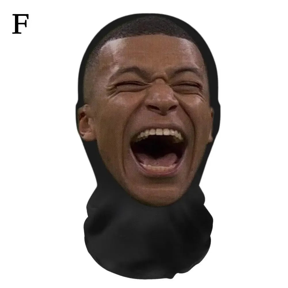 3D Realistic Full Face Halloween Mask - Funny Celebrity Balaclava