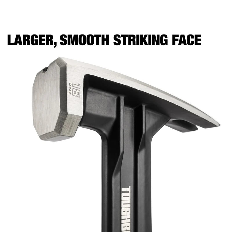 TOUGHBUILT 16 & 18 oz Steel Smooth Face Rip Hammers - Precision Tools