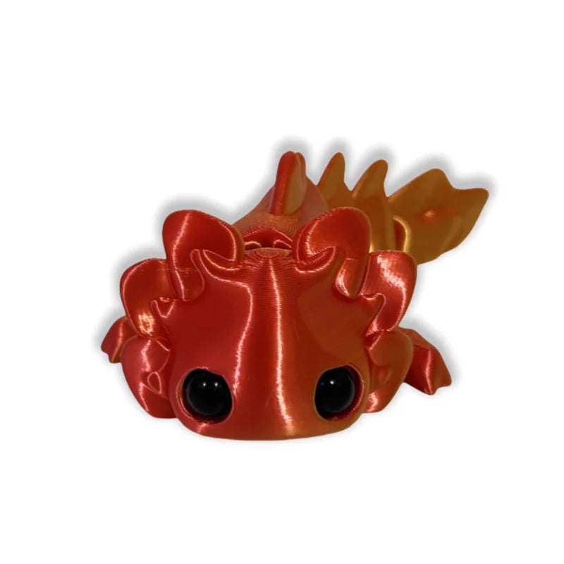 3D Printed Salamander Figures - Movable Toys for Kids & Home Decor