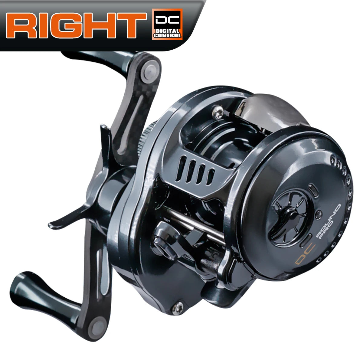 SEASIR DC Round Pro Digital Baitcasting Fishing Reel - Ultralight & Durable