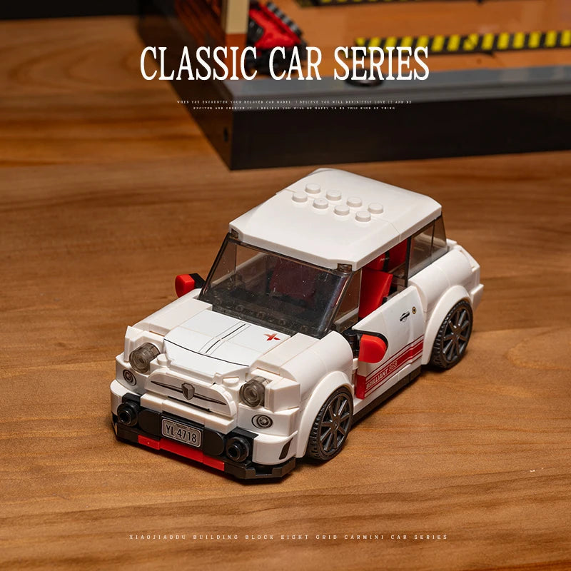 MENBIS Creative 325-Piece Classic Racing Car Building Set for Kids