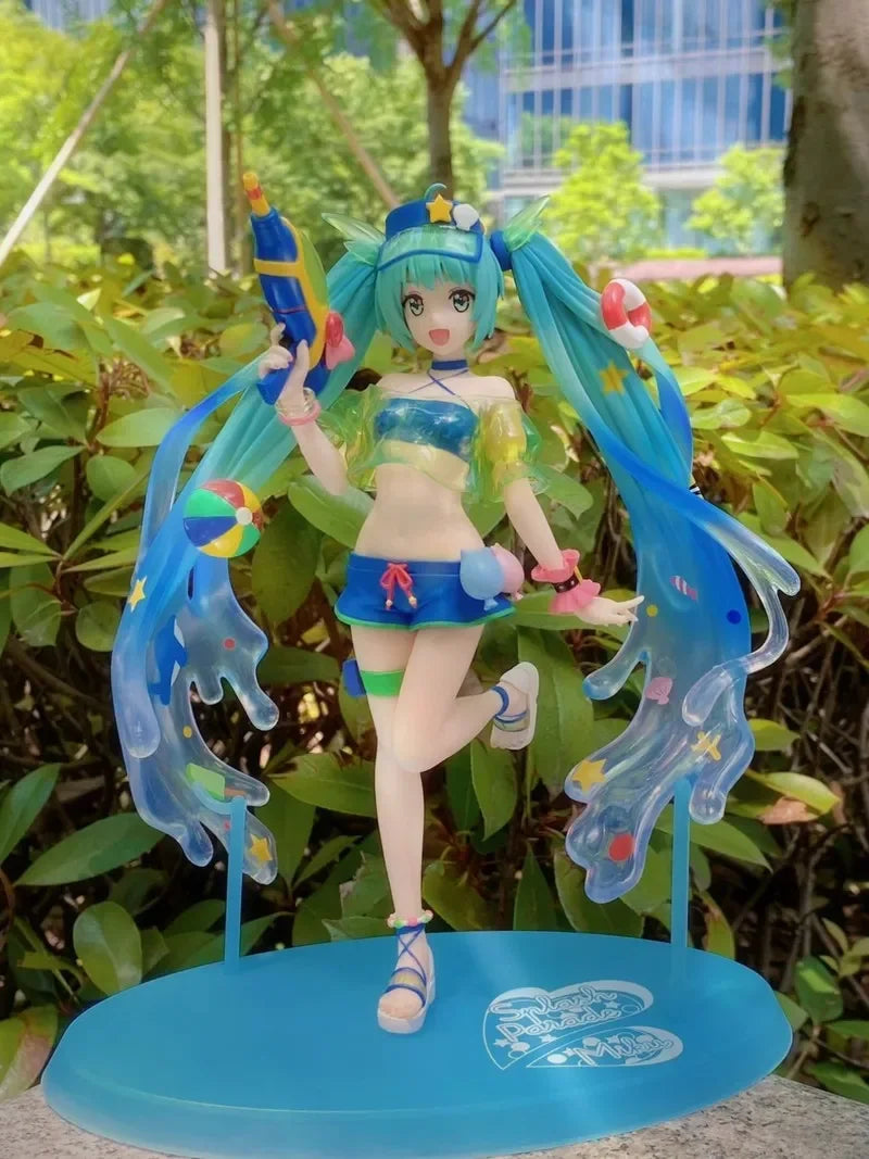 Hatsune Miku Summer Fun PVC Figure with Water Theme - 22cm