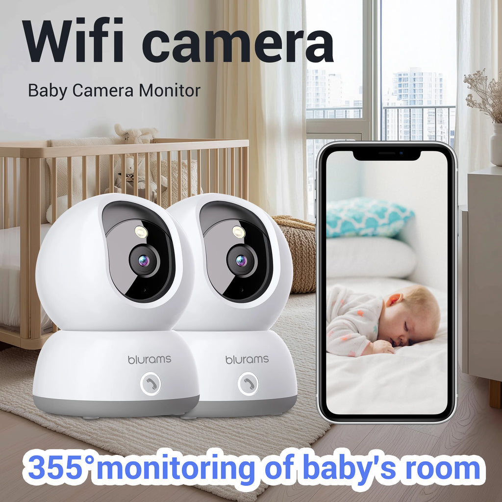 Blurams 2K Home Security Camera - 360° Pet Monitoring & Talk