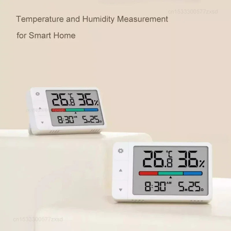 MiaoMiaoCe Digital Thermometer Hygrometer Clock Weather Station