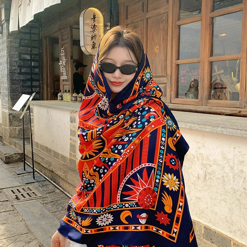 28 Stylish Travel Beach Shawls | 90x180cm Sunscreen Scarfs for Women
