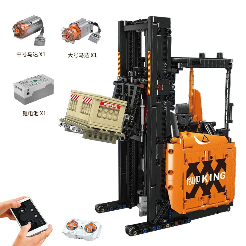 MOULD KING RC Forklift Truck Model Building Blocks - 1506PCS for Kids