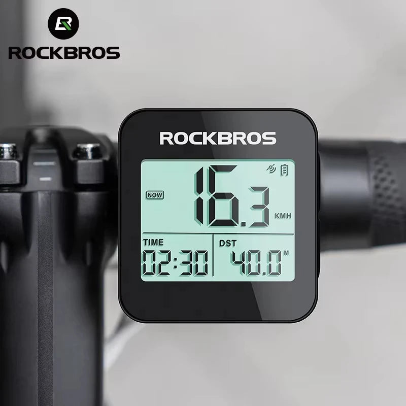 ROCKBROS Waterproof Bicycle Computer GPS Speedometer & Odometer