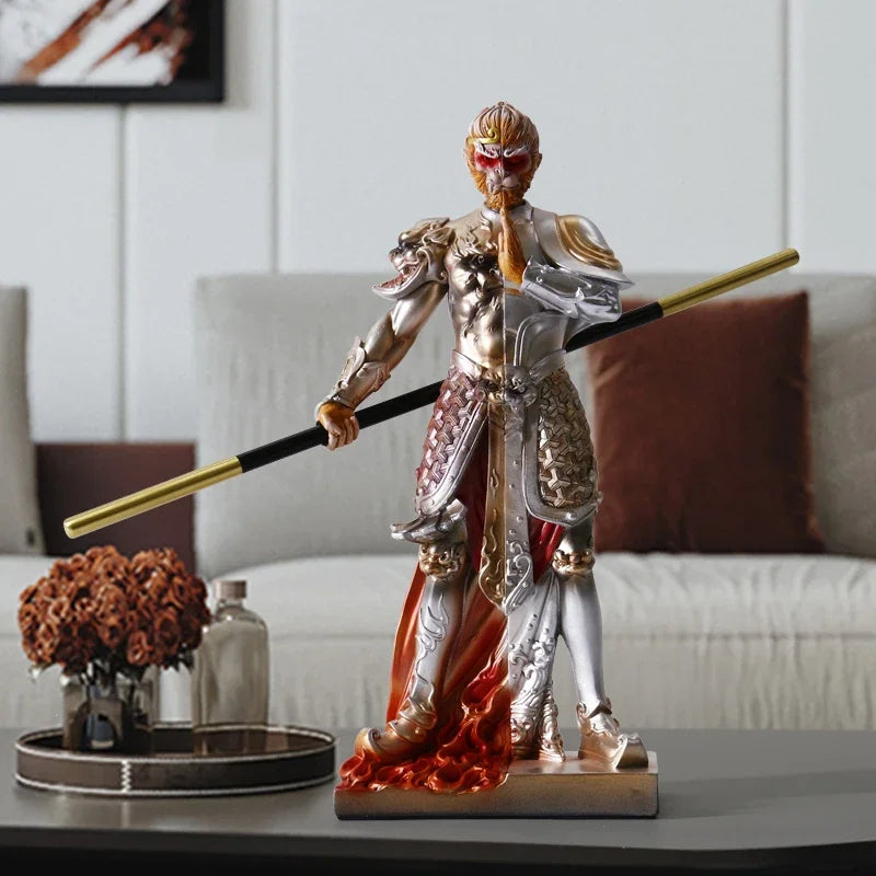 Majestic Monkey King Sun Wukong Desktop Decoration for Unique Homes