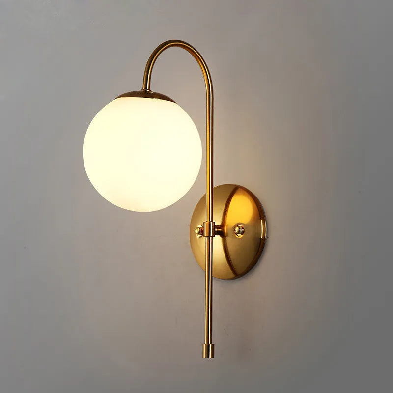 Modern Nordic Wall Lamp - Minimalist LED Sconce for Bedroom & Living Room