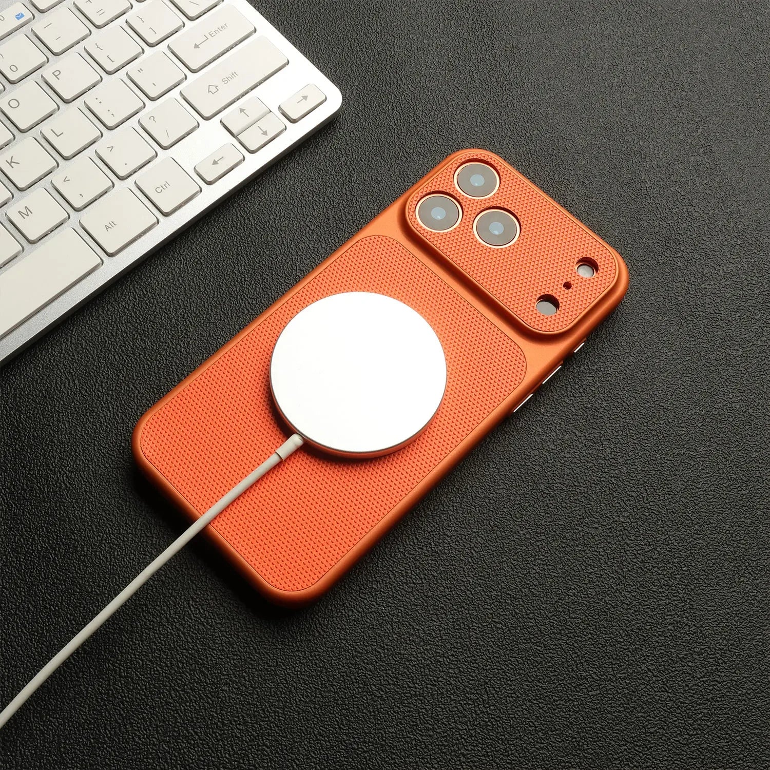 MagSafe Wireless Charging Leather Case for iPhone 12-17 Pro Max