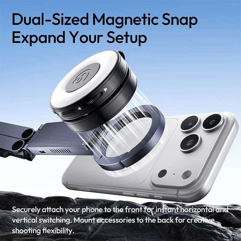 Ulanzi 2-in-1 SSD Enclosure & MagLock Phone Stand for Content Creators