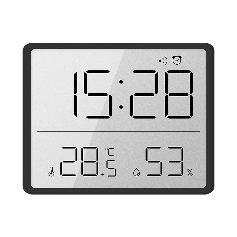 Ultra Thin Digital Alarm Clock with Large LCD & Magnetic Design