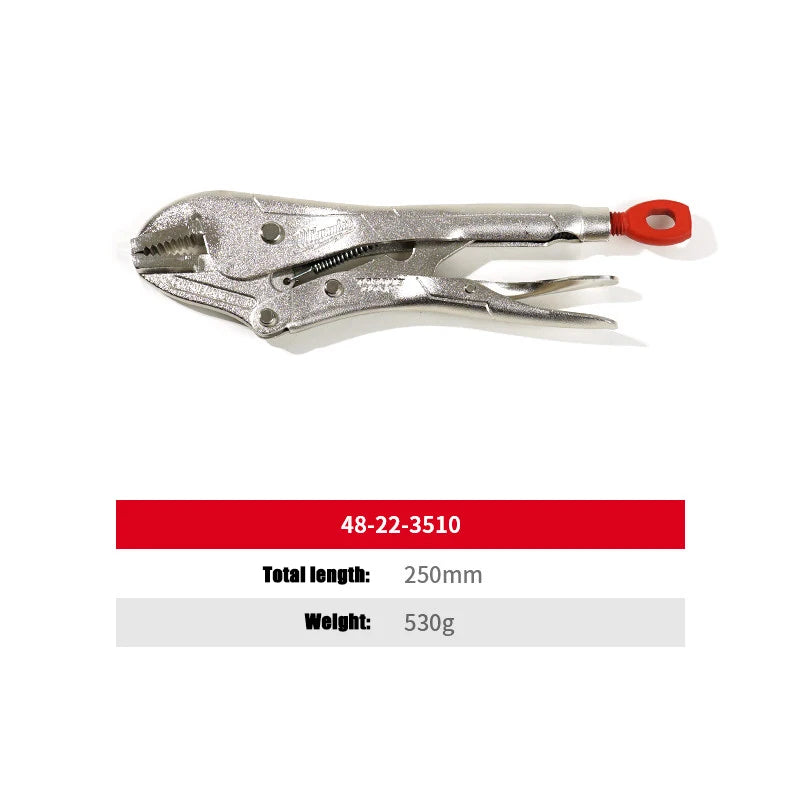 Milwaukee 10" Torque Lock Straight Jaw Locking Pliers - Durable & Ergonomic