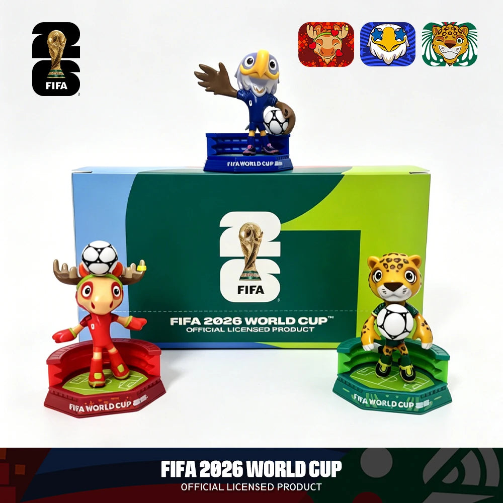 FIFA 2026 World Cup Mascot Collectible Set - Maple, Zayu, Clutch