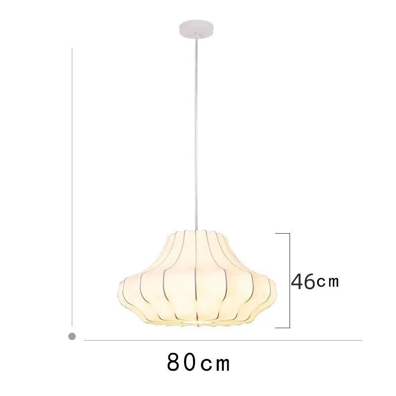 Elegant Silk Pendant Lamp - Italian Design for Any Room