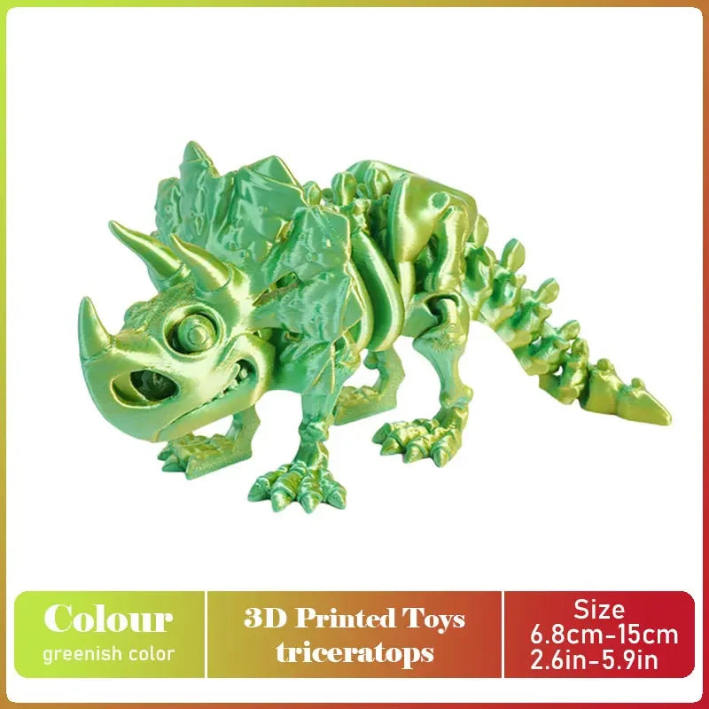 3D Printed Tyrannosaurus Rex Model | Movable Realistic Desktop Decoration