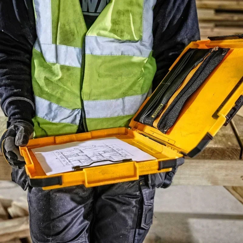 DEWALT TSTAK Clipboard - Versatile Storage for Drawings & Documents