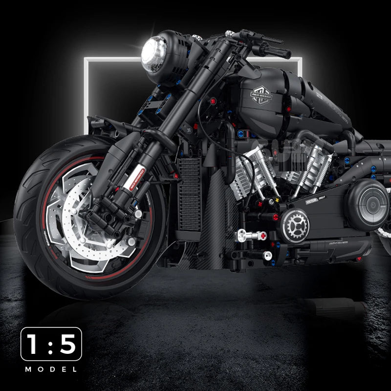 2000+ Racing Motorcycle Building Blocks Set - Creative DIY Toy