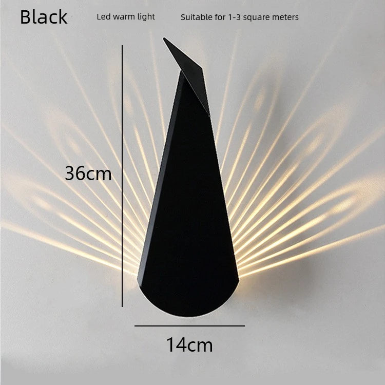 Elegant Modern Gold Wall Sconce - LED Reading Light for Home Décor