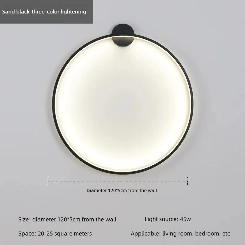Modern Minimalist LED Circle Wall Sconce for Home Decor