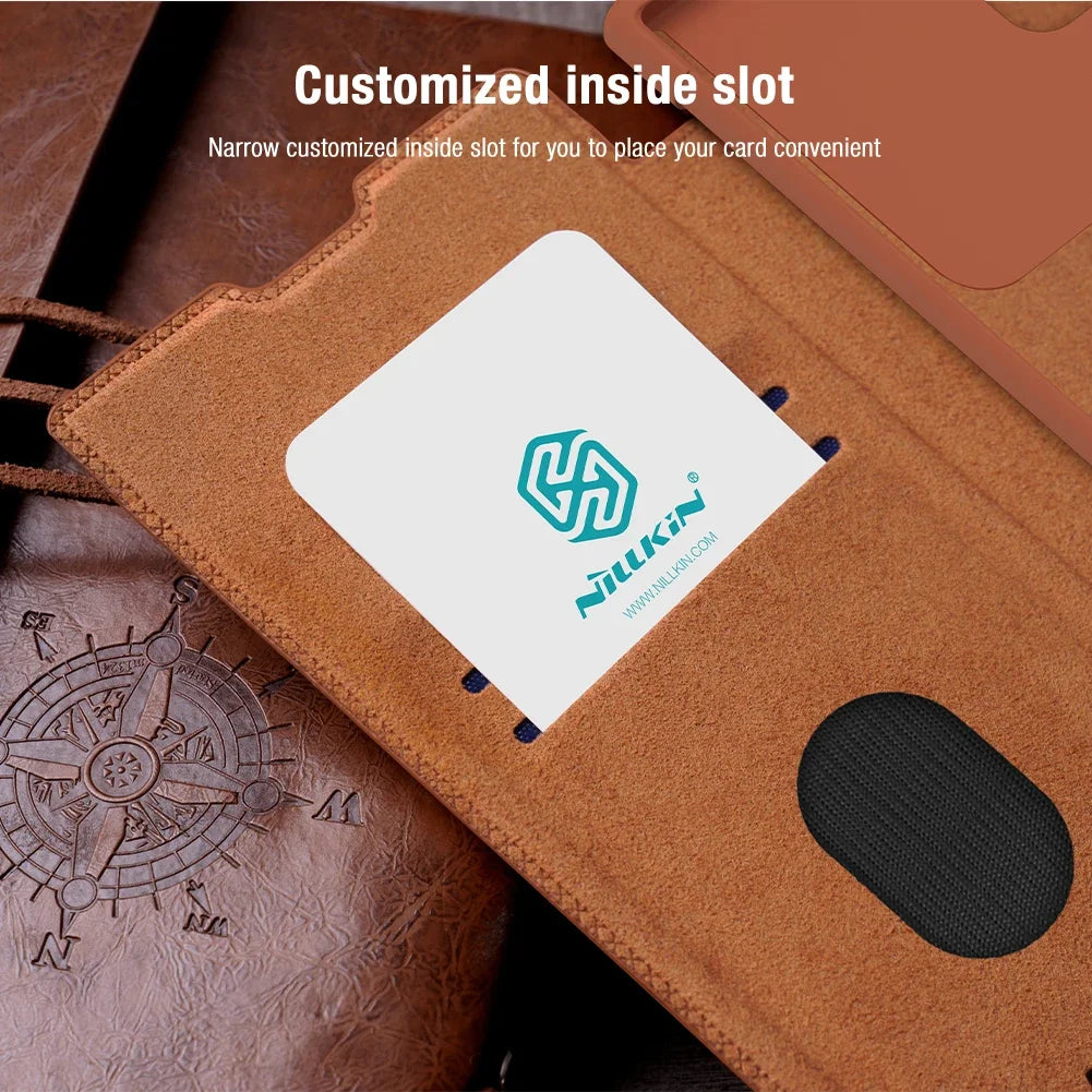 Nillkin Qin Pro Flip Leather Case for Galaxy S23 Ultra & S23+