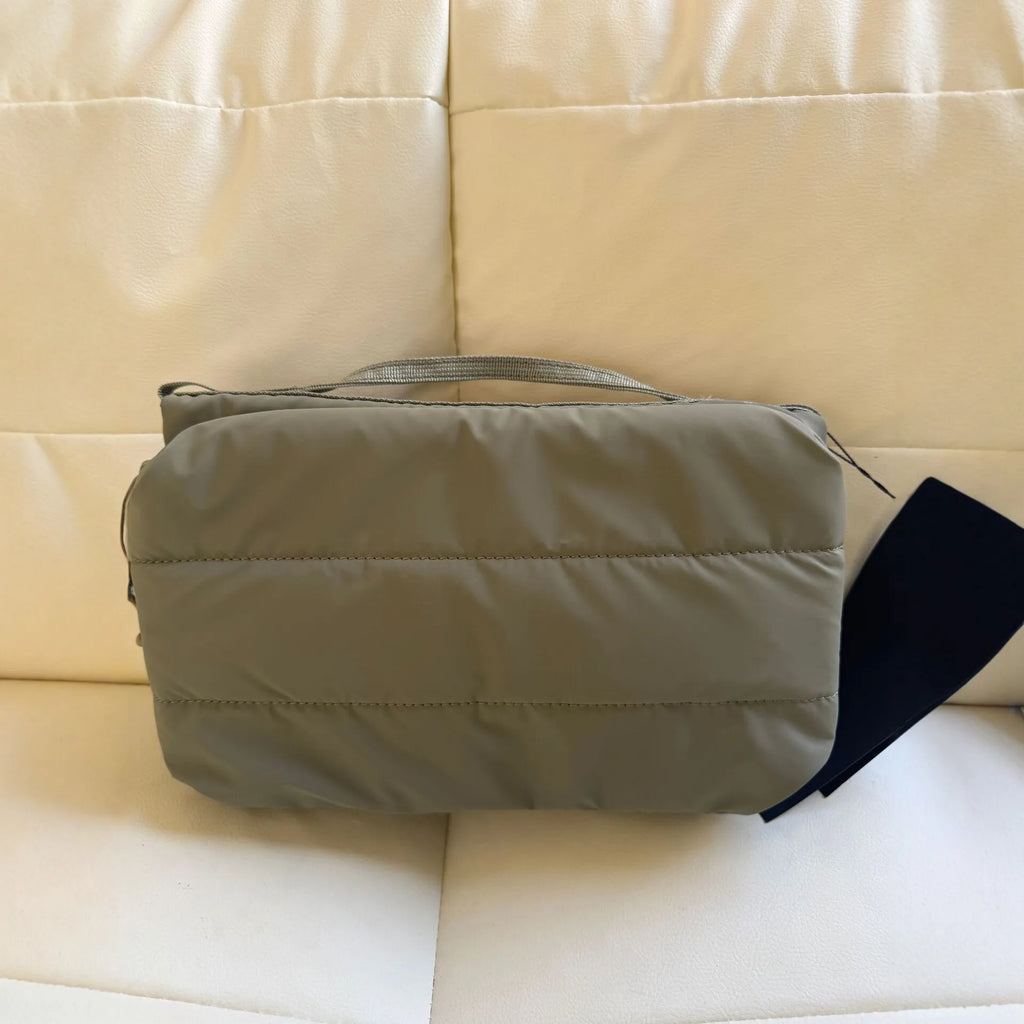 Large Capacity Nylon Water Bottle Bag - Unisex Crossbody Style