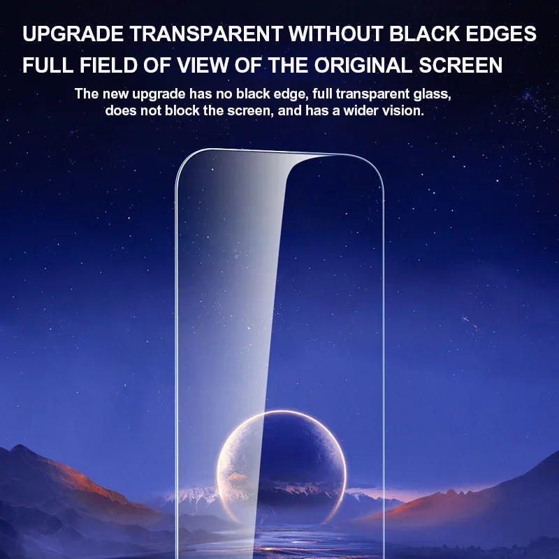 5-Pack Tempered Glass Screen Protectors for iPhone 6-15 Series