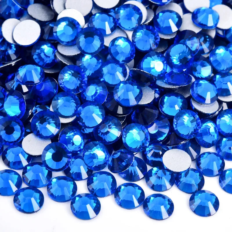 OLeeya Bulk Non-Hotfix Rhinestones for DIY Nail Art & Garments