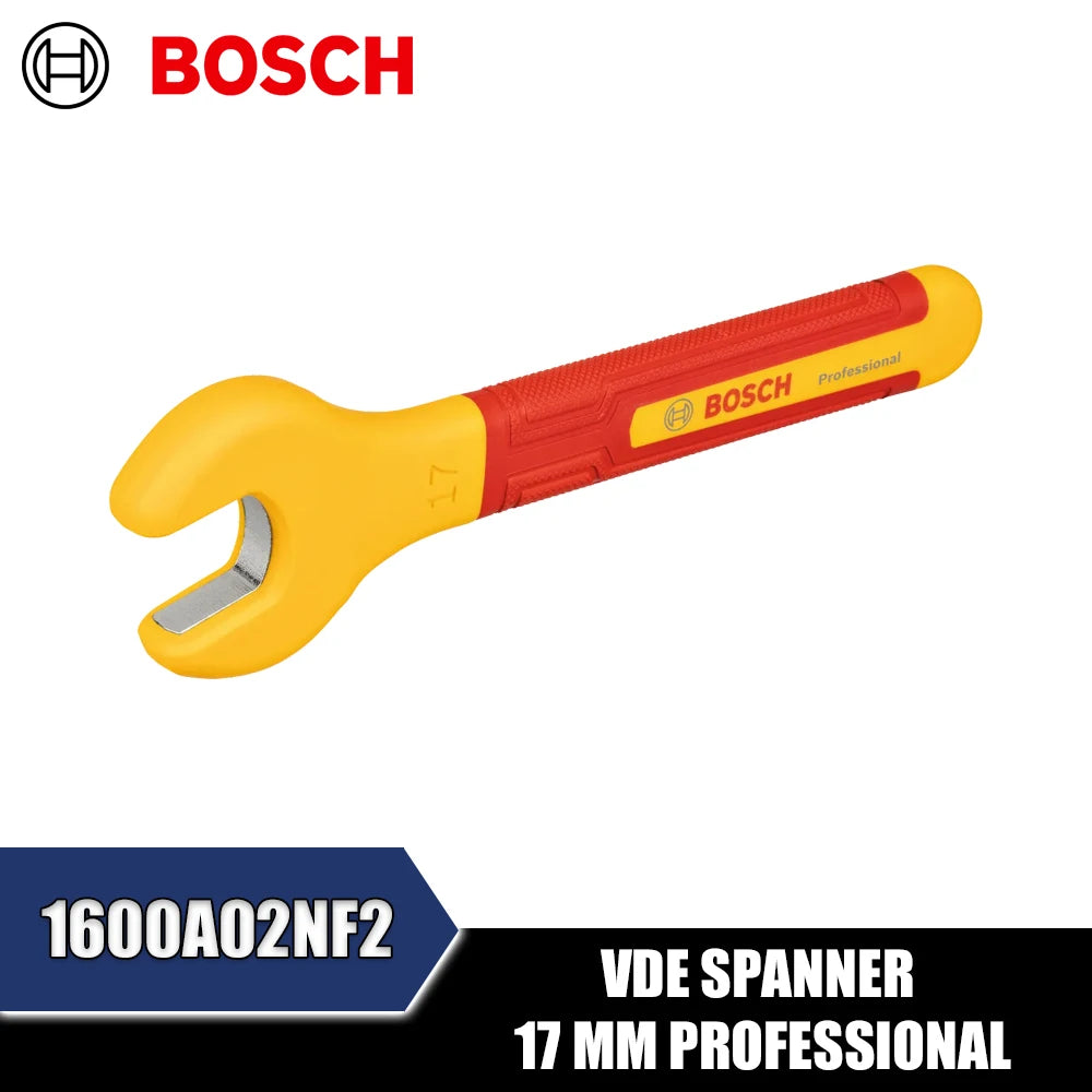Bosch VDE Insulated Spanner Set - 8/10/13/17mm Professional Tools