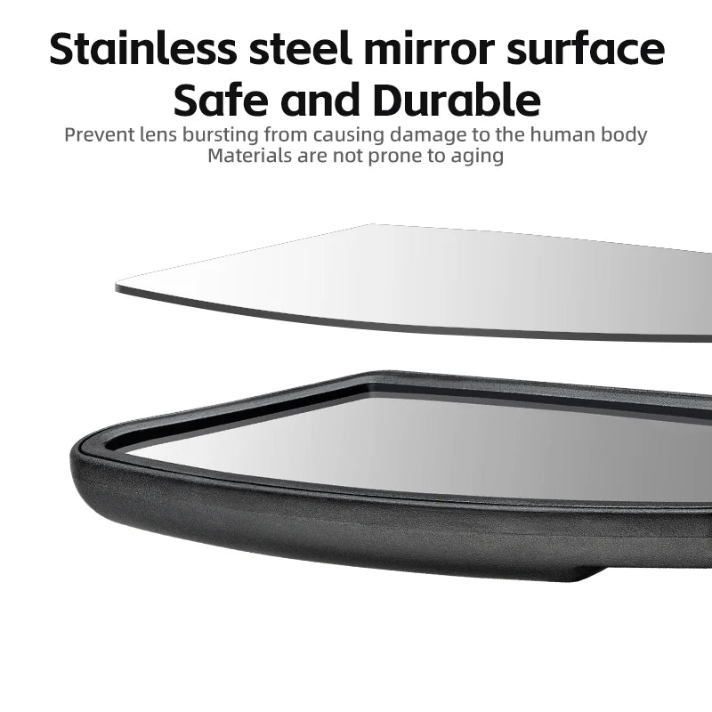 ROCKBROS Universal Bicycle Rearview Mirror - Enhance Your Cycling Safety