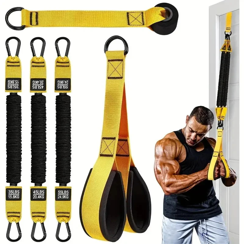 Fitness Assistance Elastic Training Belt with Tension Rope